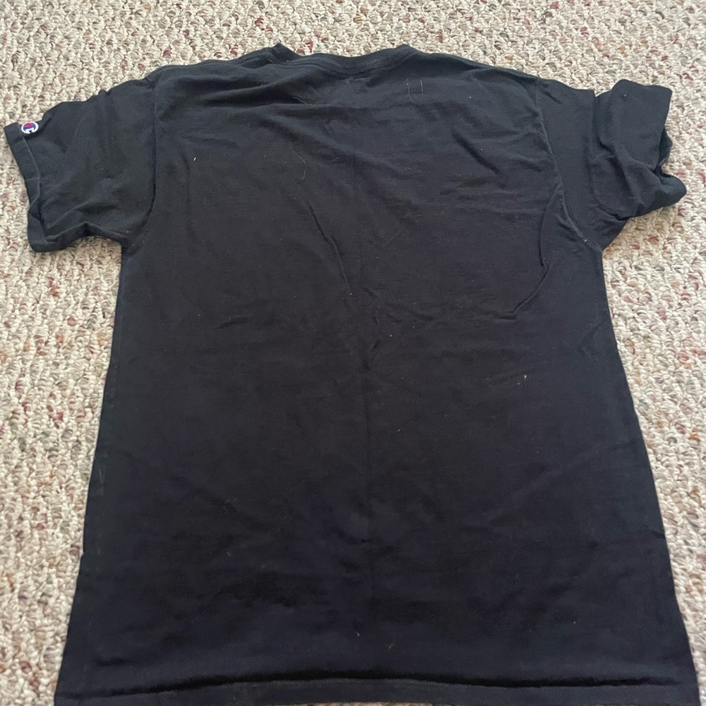 Champion Black T-Shirt - Medium - Picture 2 of 2